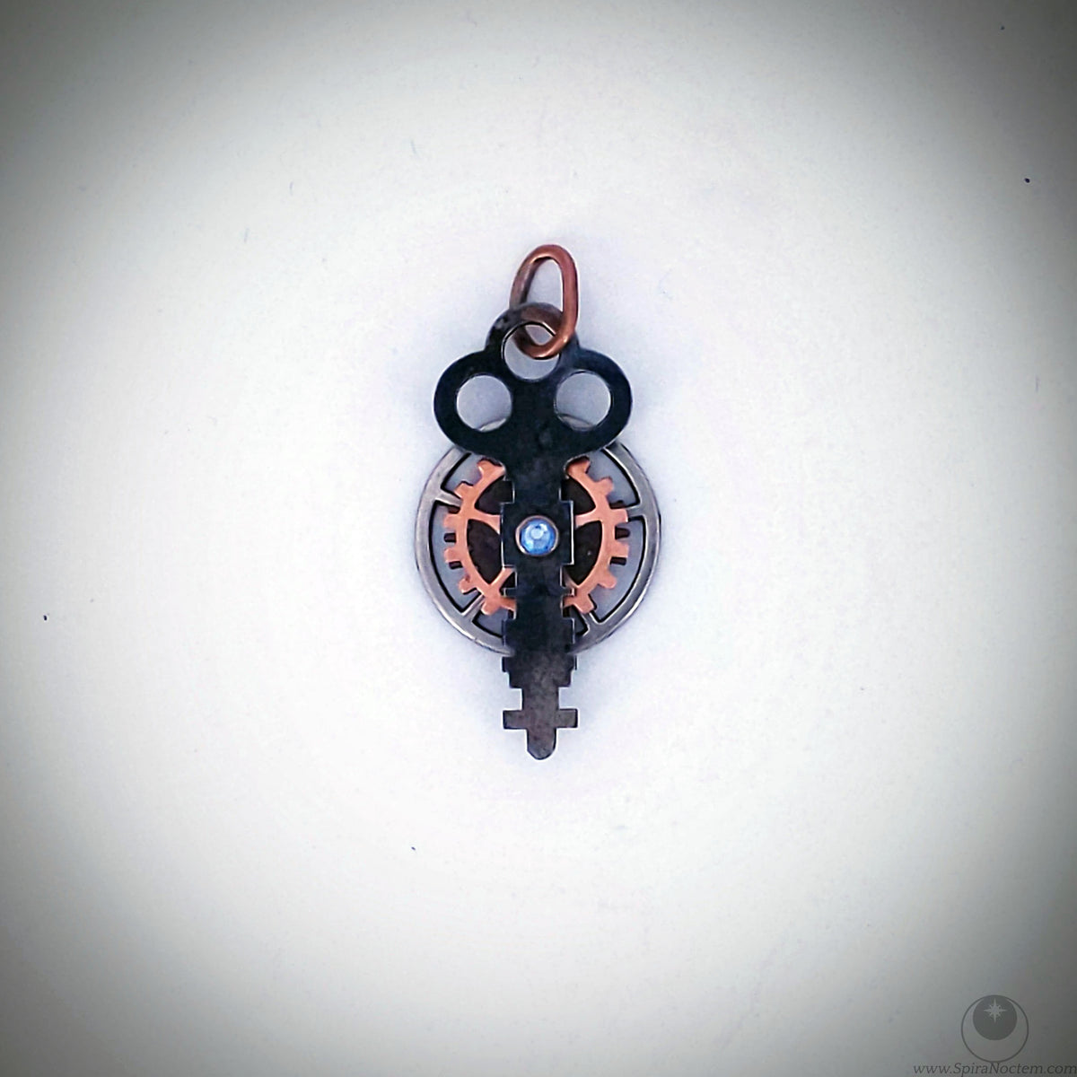 Blue Spinning Key Pendant (Chain not included) Spira Noctem Studios
