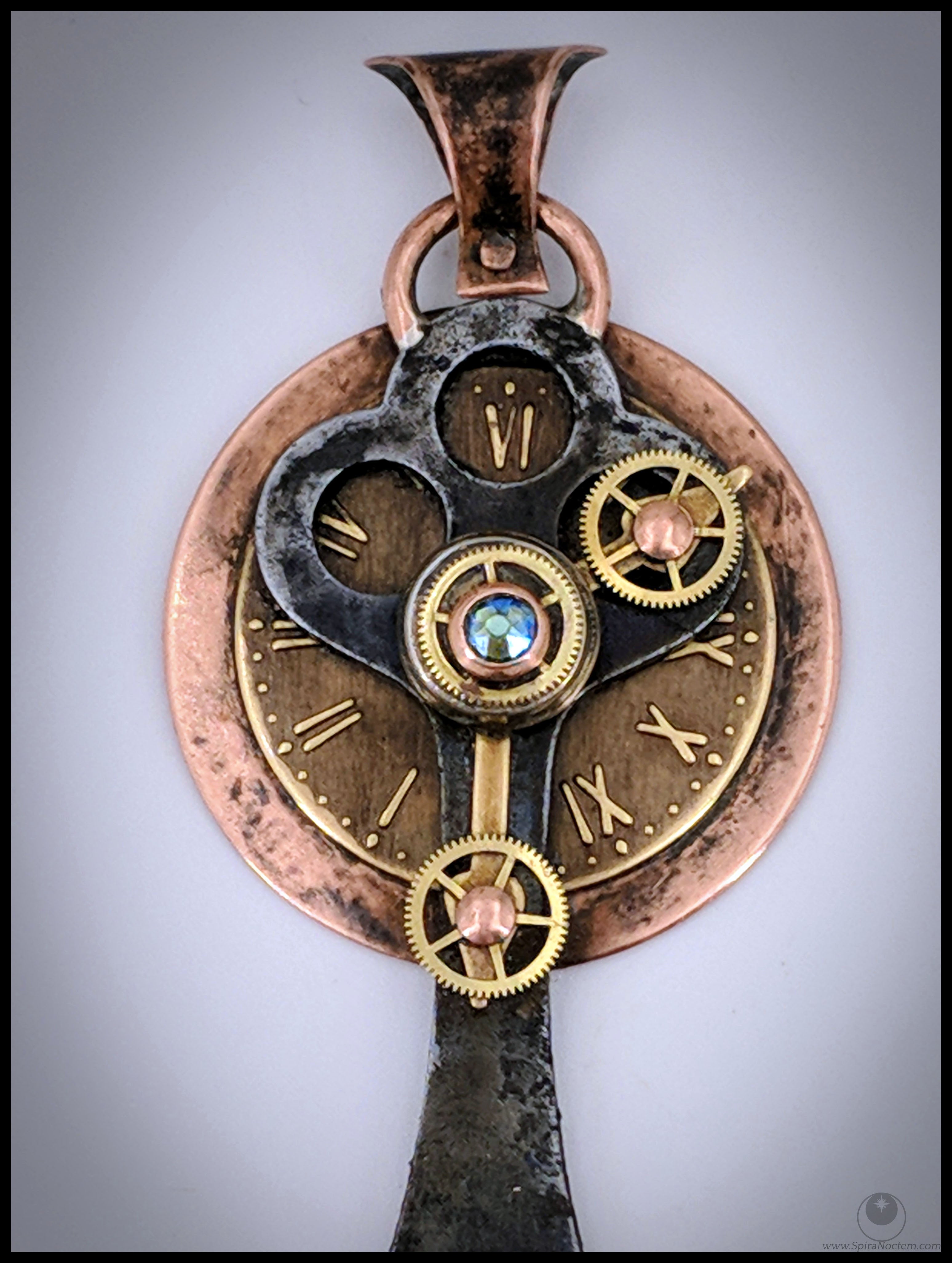 Time Key Pendant with Chain – Spira Noctem Studios
